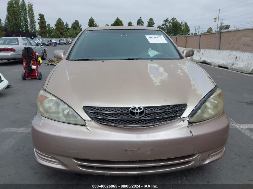 2003 Toyota Camry Le VIN: 4T1BE32K33U166922 Lot: 40026865