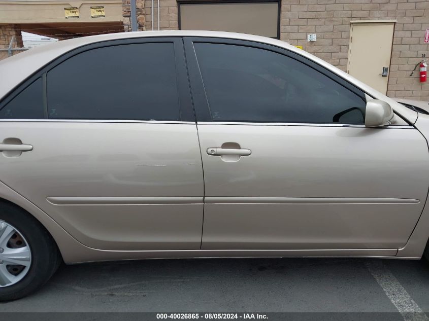 2003 Toyota Camry Le VIN: 4T1BE32K33U166922 Lot: 40026865