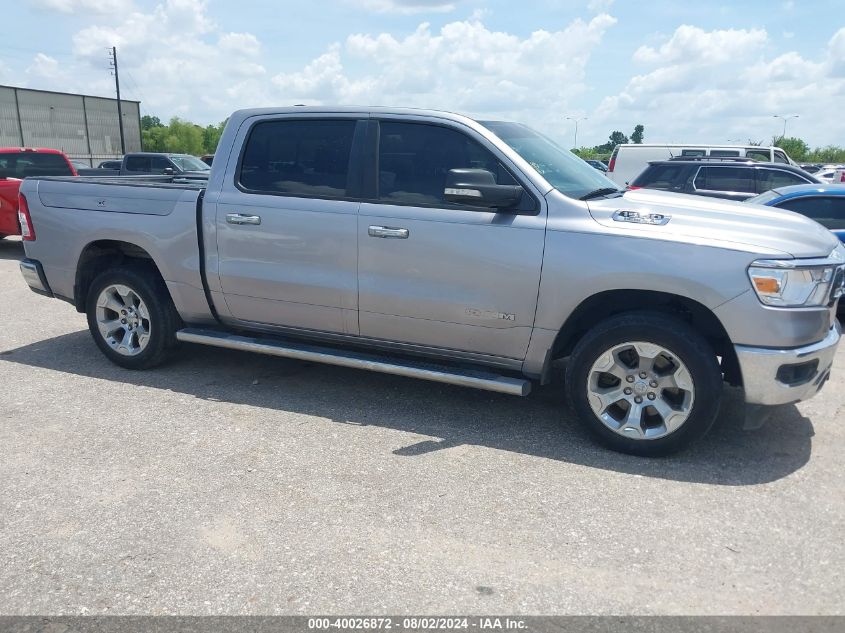 2019 Ram 1500 Big Horn/Lone Star 4X4 5'7 Box VIN: 1C6SRFFTXKN781805 Lot: 40026872