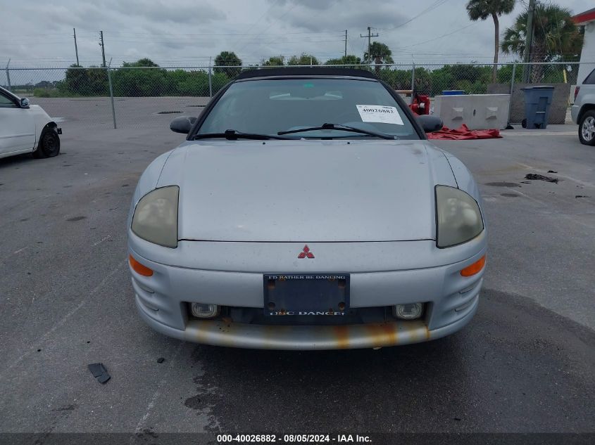 2001 Mitsubishi Eclipse Spyder Gt VIN: 4A3AE55H11E005193 Lot: 40026882