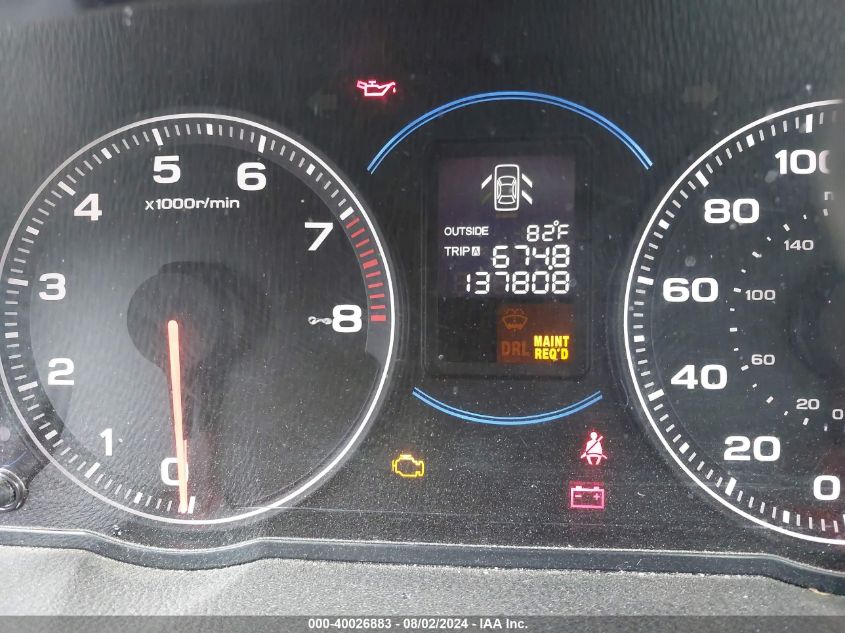 2005 Acura Tsx VIN: JH4CL958X5C034376 Lot: 40026883