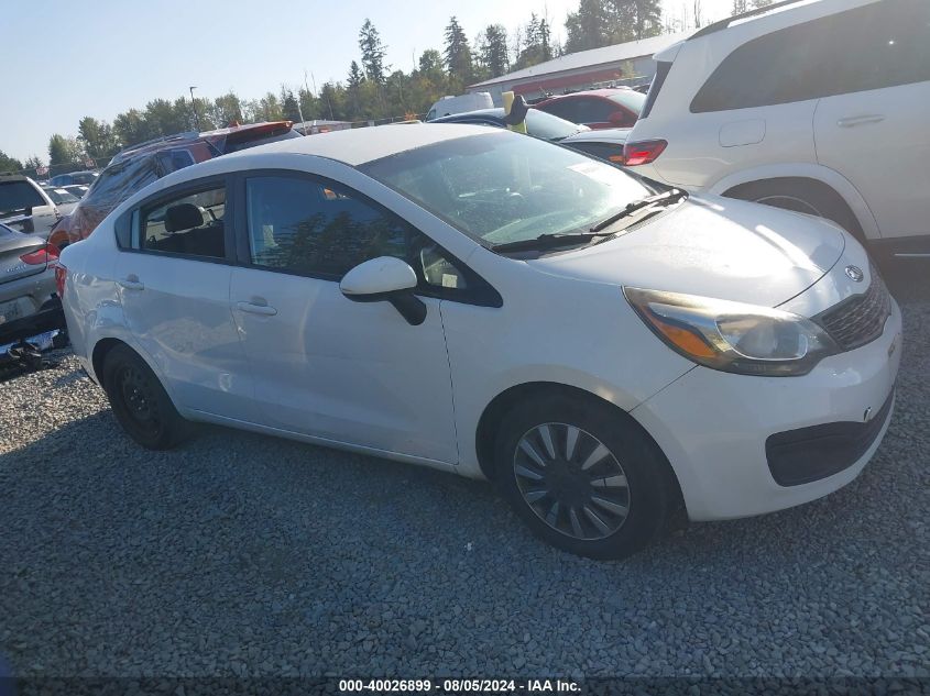 2013 Kia Rio Lx VIN: KNADM4A33D6272905 Lot: 40026899