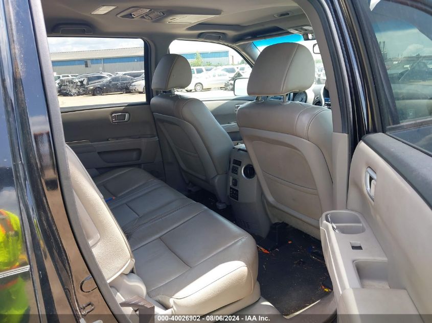 2012 Honda Pilot Ex-L VIN: 5FNYF4H65CB028965 Lot: 40026902