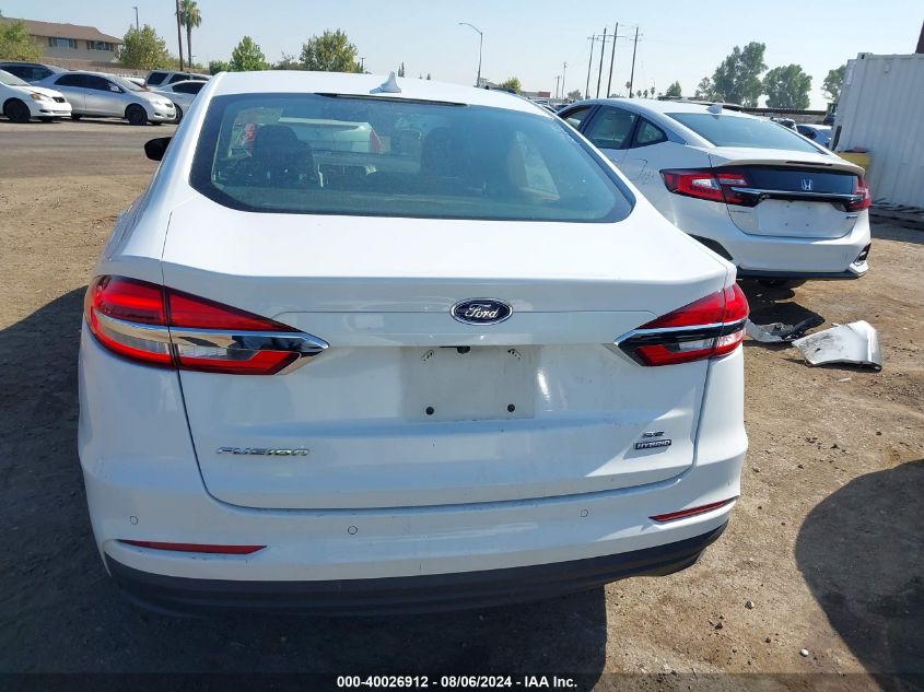 2020 Ford Fusion Se VIN: 3FA6P0LUXLR230966 Lot: 40026912