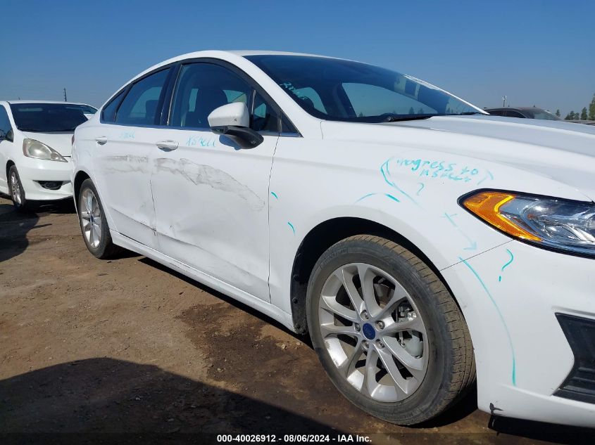 2020 Ford Fusion Se VIN: 3FA6P0LUXLR230966 Lot: 40026912