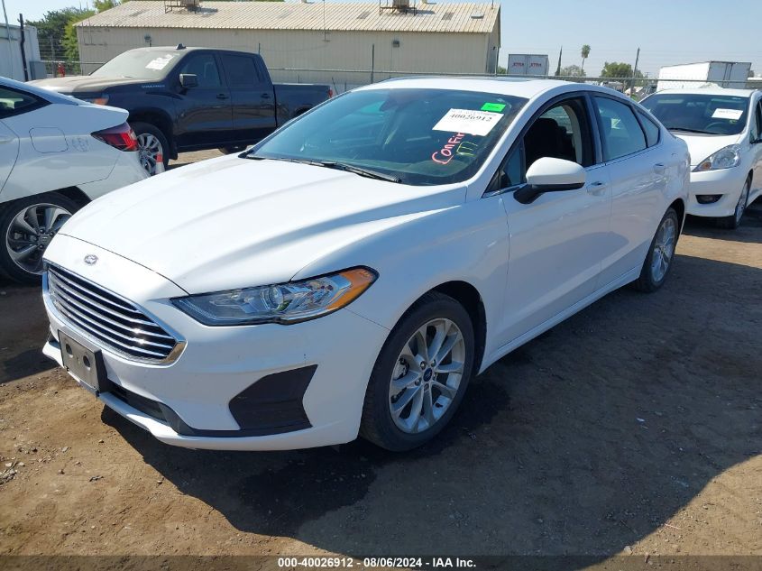 2020 Ford Fusion Se VIN: 3FA6P0LUXLR230966 Lot: 40026912