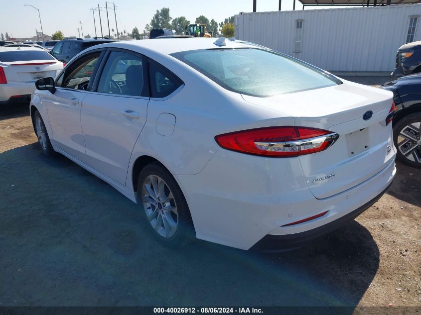 2020 Ford Fusion Se VIN: 3FA6P0LUXLR230966 Lot: 40026912