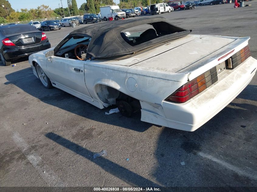 1989 Chevrolet Camaro VIN: 1G1FP31F6KL145435 Lot: 40026938