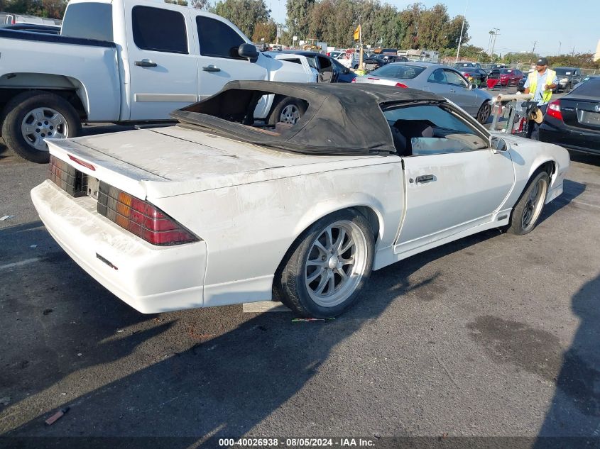 1989 Chevrolet Camaro VIN: 1G1FP31F6KL145435 Lot: 40026938