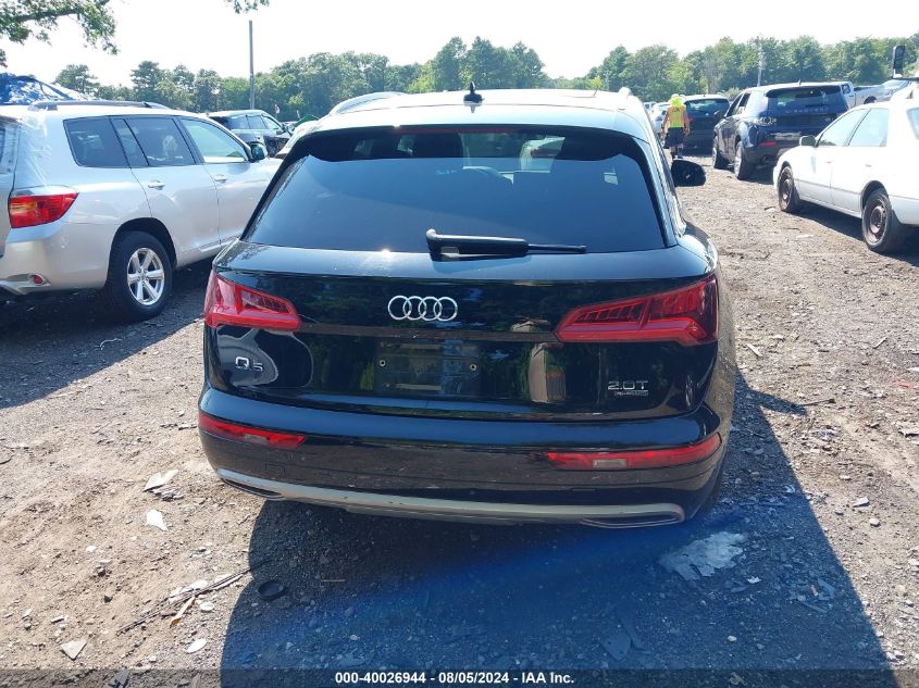 2018 Audi Q5 2.0T Premium/2.0T Tech Premium VIN: WA1ANAFY4J2204101 Lot: 40026944