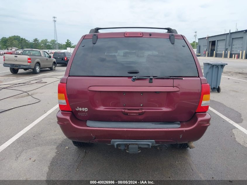 2001 Jeep Grand Cherokee Limited VIN: 1J4GW58S81C612599 Lot: 40026986