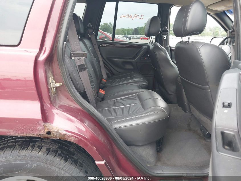 2001 Jeep Grand Cherokee Limited VIN: 1J4GW58S81C612599 Lot: 40026986