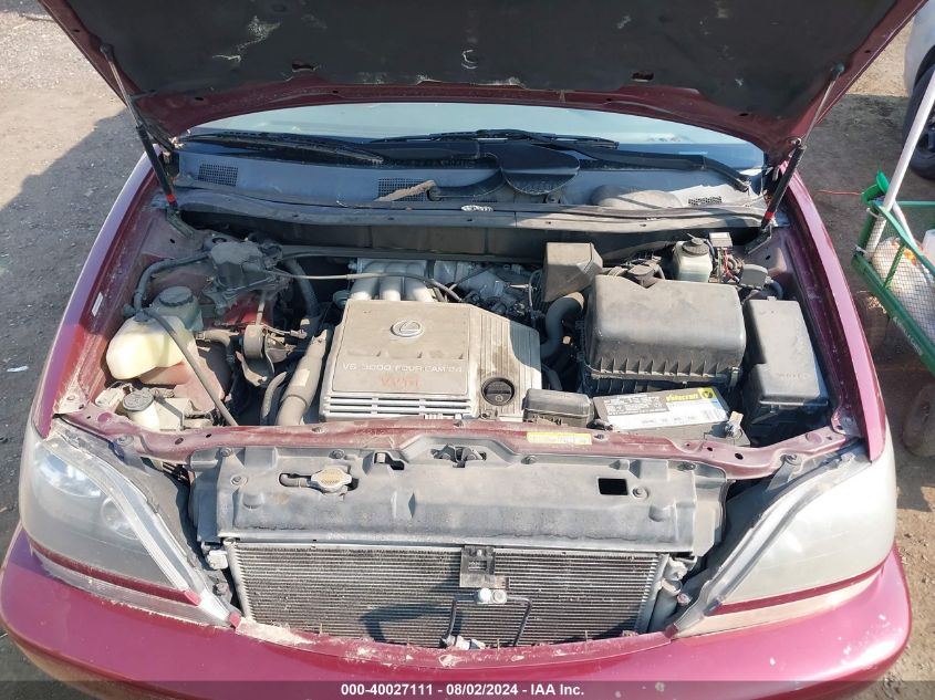 1999 Lexus Rx 300 VIN: JT6HF10UXX0016816 Lot: 40027111