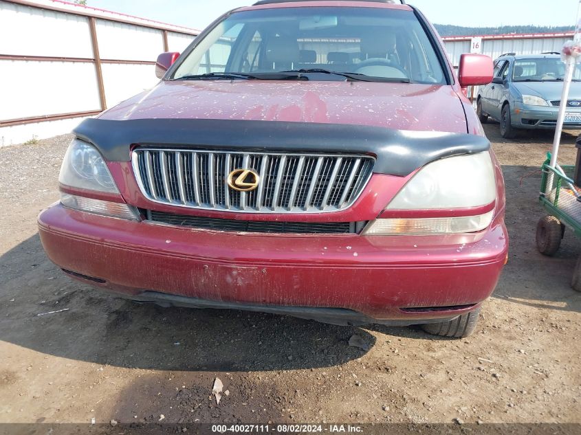 1999 Lexus Rx 300 VIN: JT6HF10UXX0016816 Lot: 40027111