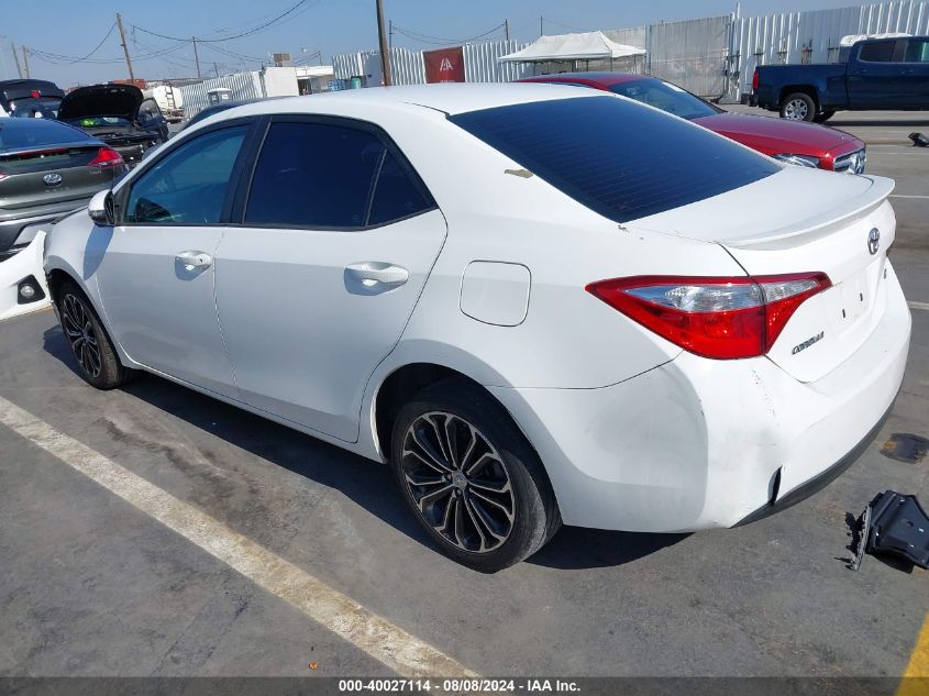 2016 Toyota Corolla L/Le/Le Pls/Prm/S/S Pls VIN: 5YFBURHE8GP444731 Lot: 40027114