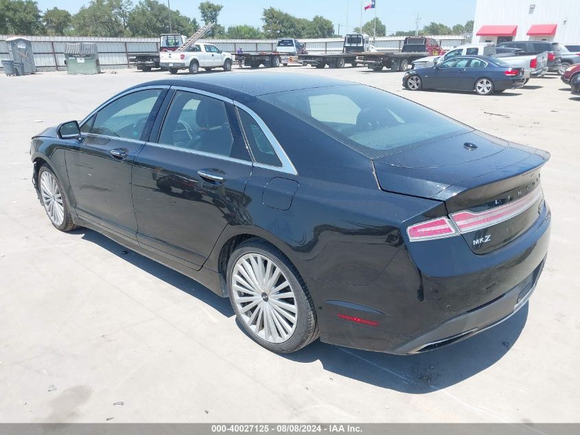 2017 Lincoln Mkz Reserve VIN: 3LN6L5E91HR614780 Lot: 40027125