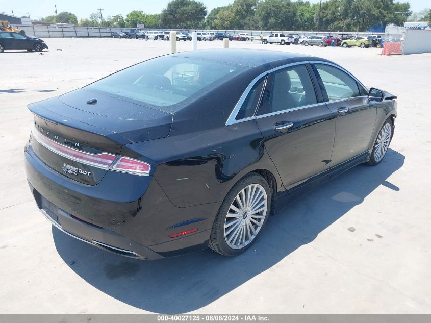 2017 Lincoln Mkz Reserve VIN: 3LN6L5E91HR614780 Lot: 40027125