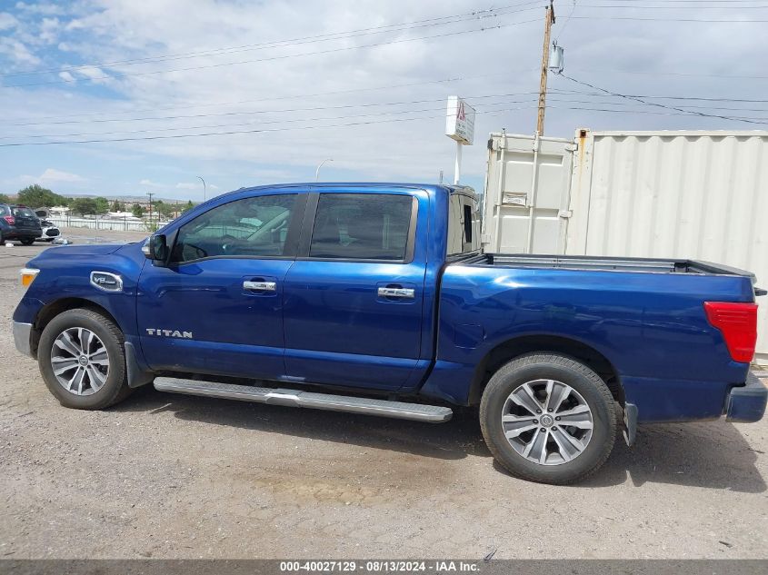 2017 Nissan Titan Sl VIN: 1N6AA1E68HN502819 Lot: 40027129