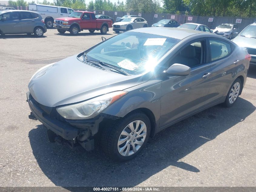 2013 Hyundai Elantra Gls VIN: 5NPDH4AE5DH172464 Lot: 40027151