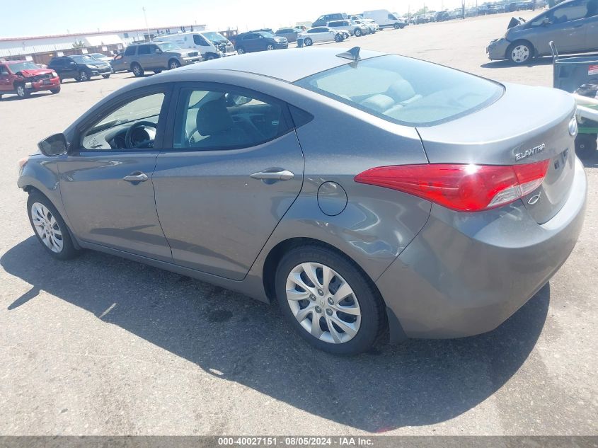 2013 Hyundai Elantra Gls VIN: 5NPDH4AE5DH172464 Lot: 40027151