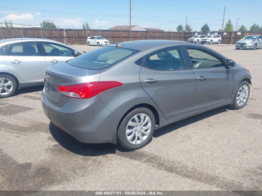 2013 Hyundai Elantra Gls VIN: 5NPDH4AE5DH172464 Lot: 40027151