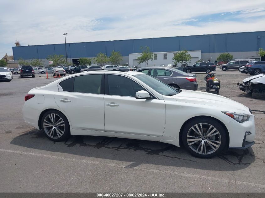 2018 Infiniti Q50 3.0T Sport VIN: JN1EV7AP1JM355641 Lot: 40027207