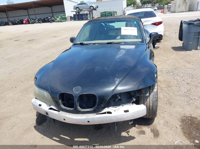 2001 BMW Z3 3.0I VIN: WBACN53481LL47597 Lot: 40027213