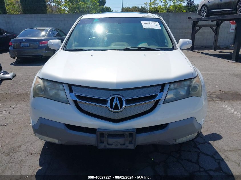 2007 Acura Mdx Technology Package VIN: 2HNYD28317H542337 Lot: 40027221