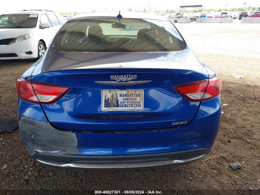 2016 Chrysler 200 Limited VIN: 1C3CCCAB1GN124513 Lot: 40027301