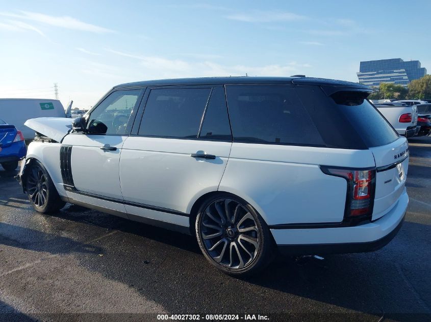 2015 Land Rover Range Rover 5.0L V8 Supercharged VIN: SALGS3TF6FA210754 Lot: 40027302