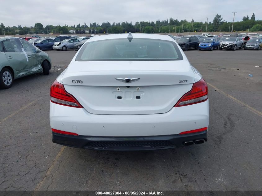 2019 Genesis G70 2.0T Advanced VIN: KMTG44LA0KU034516 Lot: 40027304