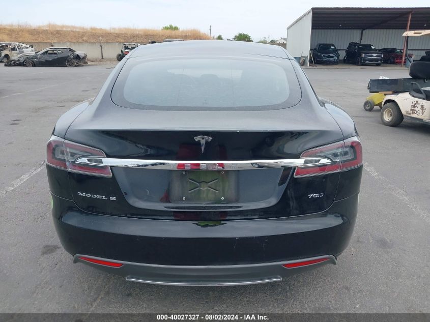 2015 Tesla Model S 70D/85D/P85D VIN: 5YJSA1S24FF097997 Lot: 40027327