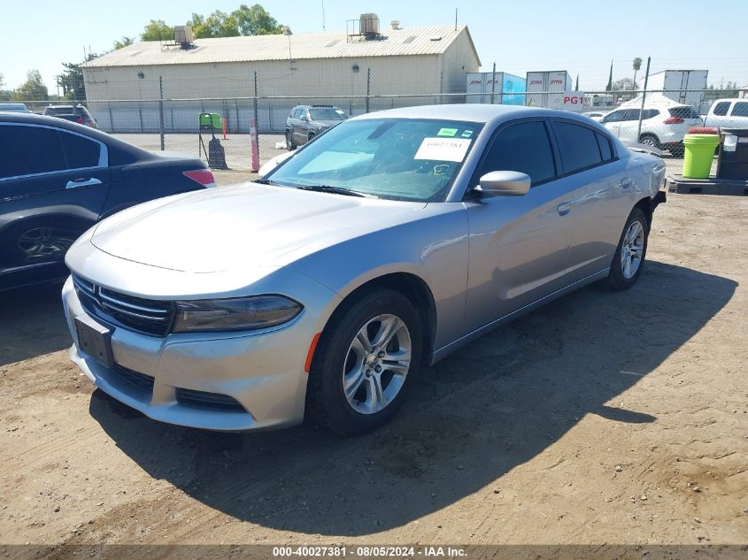 2016 Dodge Charger Se VIN: 2C3CDXBG3GH186227 Lot: 40027381