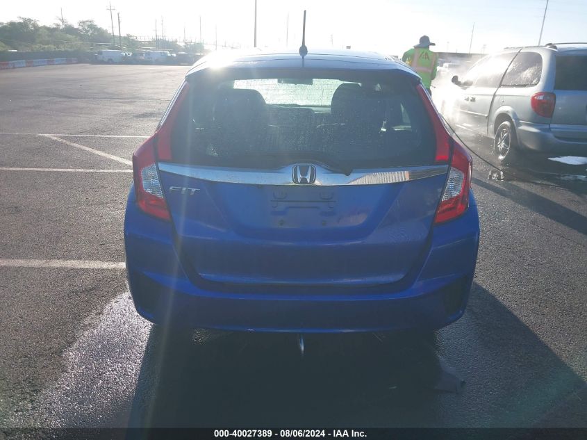 2016 Honda Fit Ex VIN: JHMGK5H77GX030667 Lot: 40027389