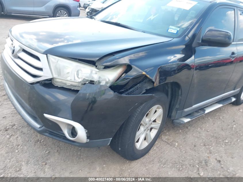 5TDZK3EH1BS042324 2011 Toyota Highlander Se V6