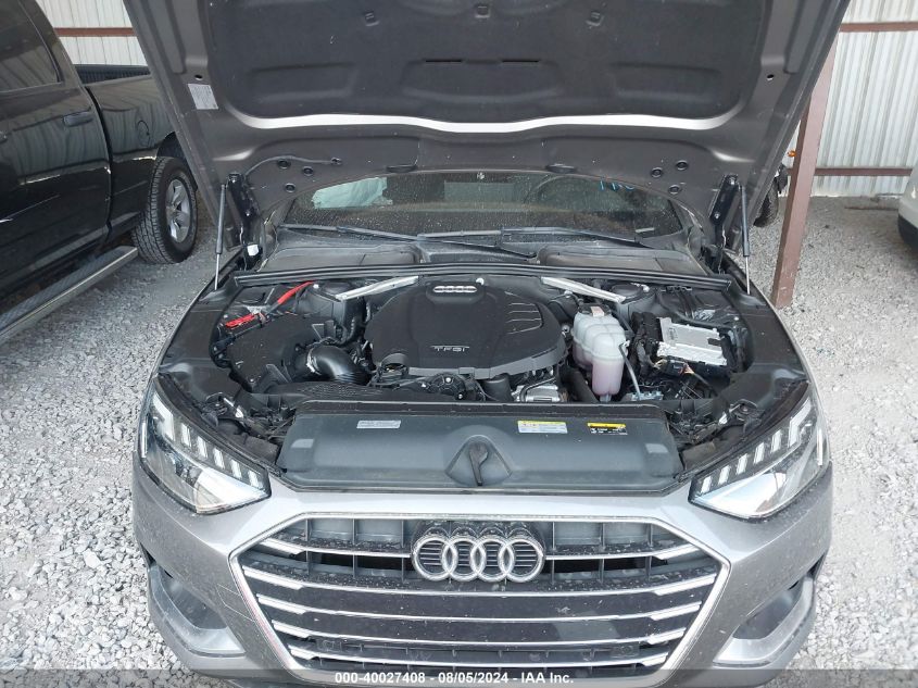 2020 Audi A4 Premium Plus 40 Tfsi Front-Wheel Drive S Tronic VIN: WAUHMAF44LA067140 Lot: 40027408