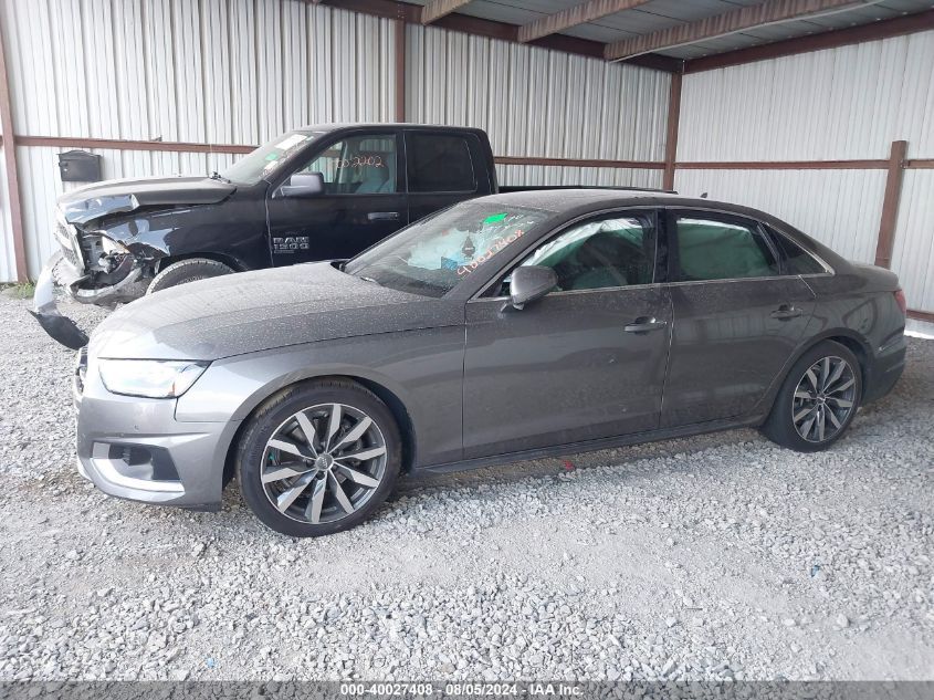 2020 Audi A4 Premium Plus 40 Tfsi Front-Wheel Drive S Tronic VIN: WAUHMAF44LA067140 Lot: 40027408