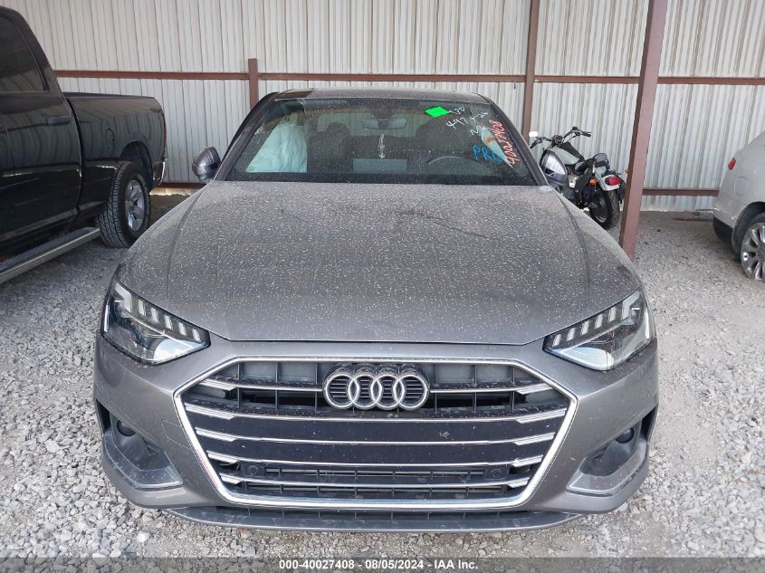 2020 Audi A4 Premium Plus 40 Tfsi Front-Wheel Drive S Tronic VIN: WAUHMAF44LA067140 Lot: 40027408