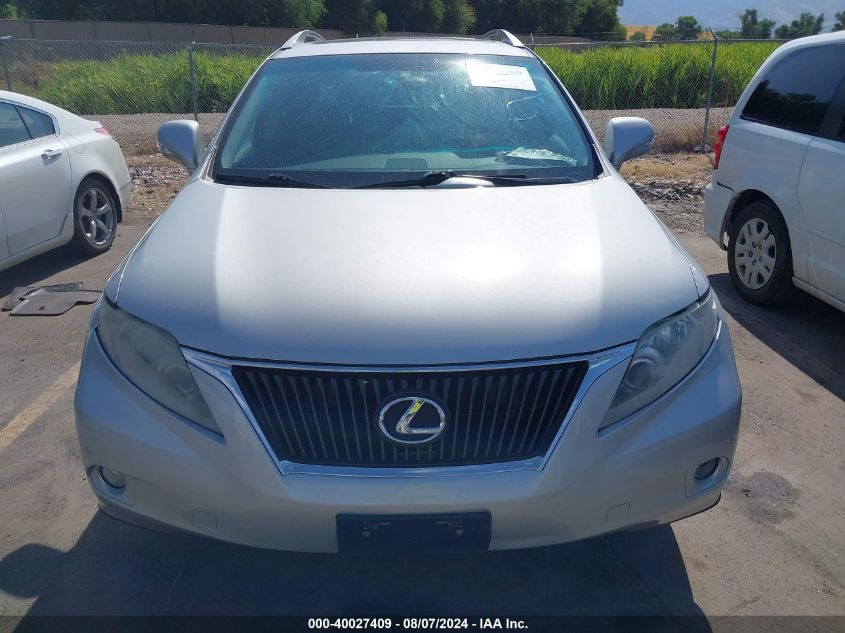 2010 Lexus Rx 350 VIN: 2T2BK1BA7AC077840 Lot: 40027409