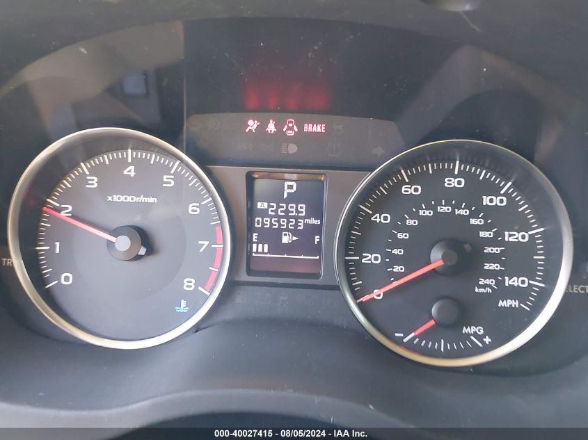 2016 Subaru Crosstrek 2.0I Premium VIN: JF2GPABC8G8279881 Lot: 40027415