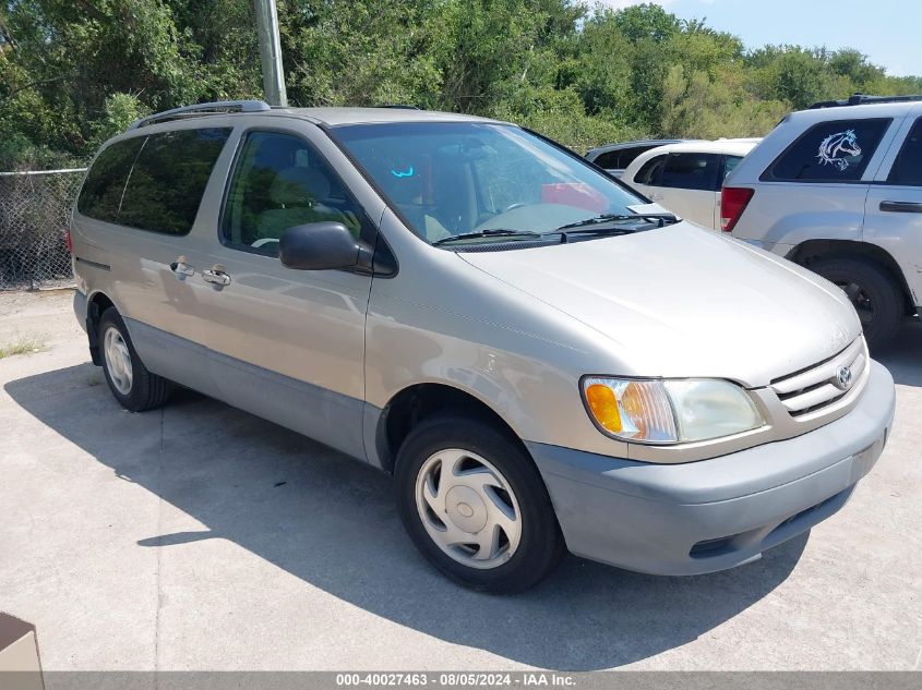 2001 Toyota Sienna Le VIN: 4T3ZF13C41U368485 Lot: 40027463