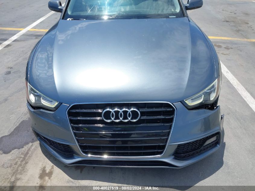 2015 Audi A5 2.0T Premium VIN: WAUMFAFR8FA033629 Lot: 40027519