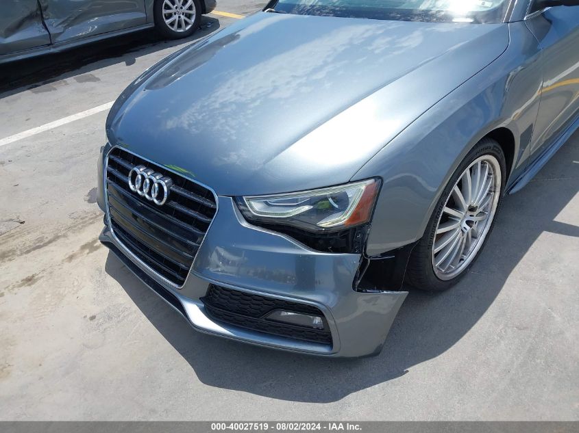 2015 Audi A5 2.0T Premium VIN: WAUMFAFR8FA033629 Lot: 40027519