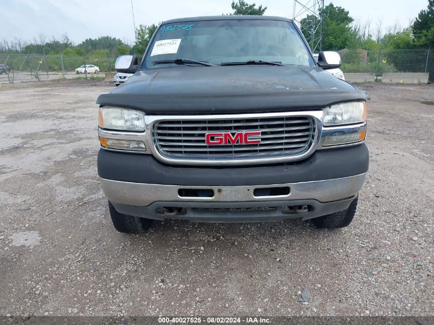 2001 GMC Sierra 2500Hd Sle VIN: 1GTHK29U71E341687 Lot: 40027525