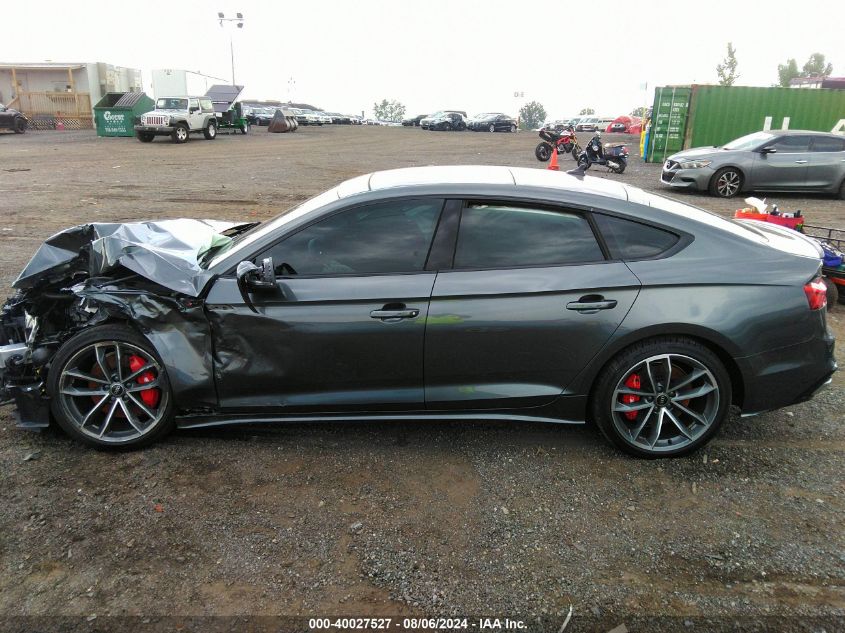 2023 Audi A5 Sportback Premium Plus 45 Tfsi S Line Quattro S Tronic VIN: WAUFACF51PA023137 Lot: 40027527