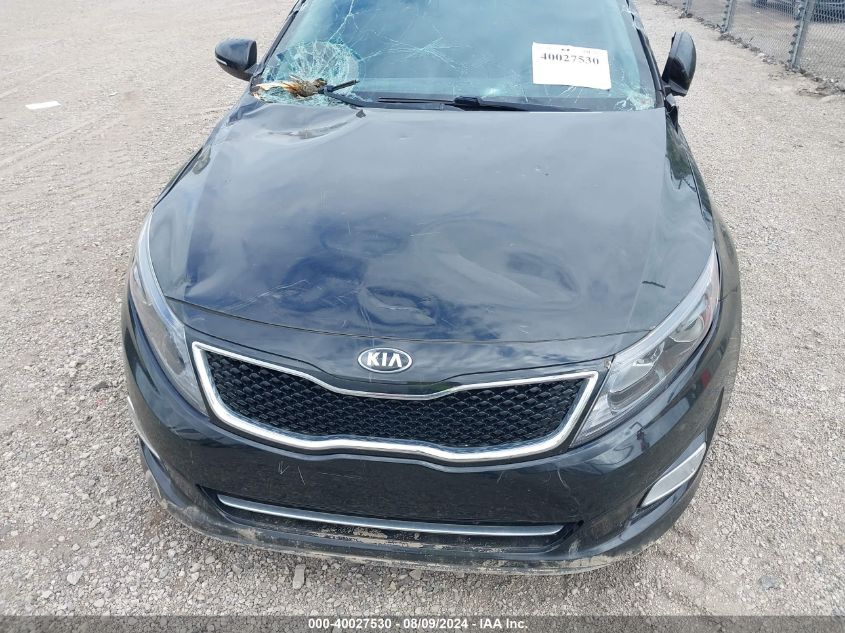 2015 Kia Optima Sx Turbo VIN: 5XXGR4A62FG407775 Lot: 40027530