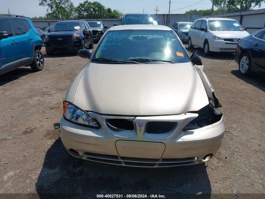 2005 Pontiac Grand Am Se VIN: 1G2NE52EX5M111074 Lot: 40027531