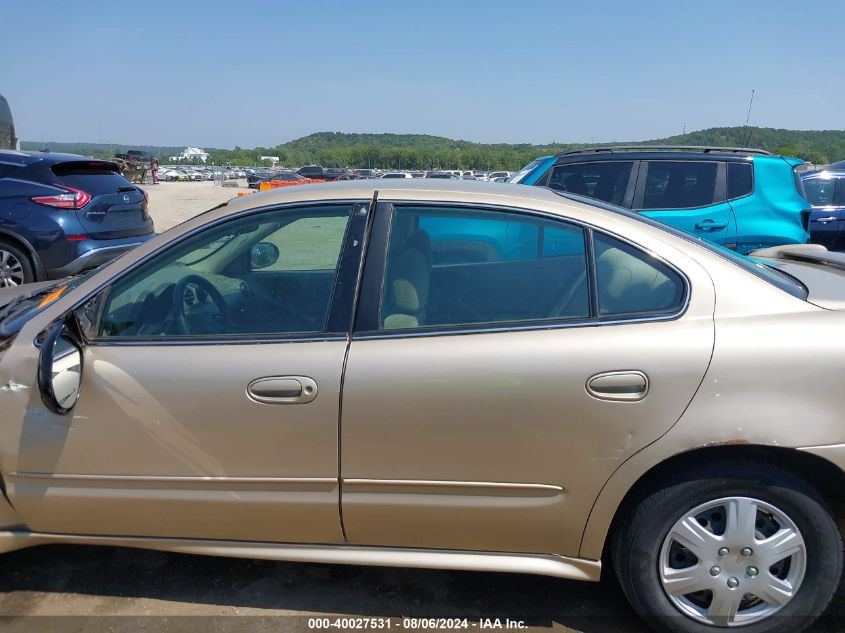 2005 Pontiac Grand Am Se VIN: 1G2NE52EX5M111074 Lot: 40027531