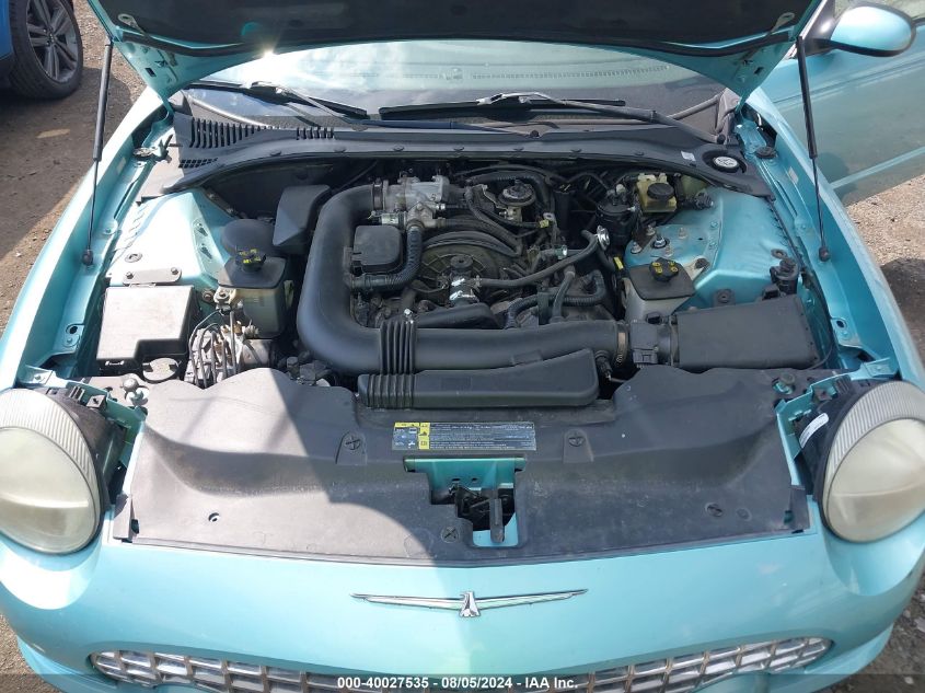 2002 Ford Thunderbird VIN: 1FAHP60A92Y109125 Lot: 40027535