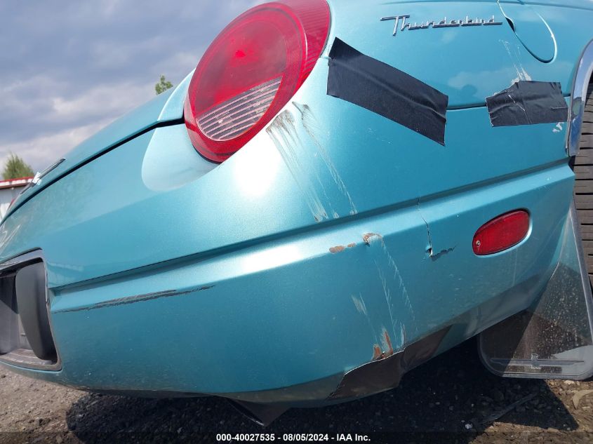 2002 Ford Thunderbird VIN: 1FAHP60A92Y109125 Lot: 40027535